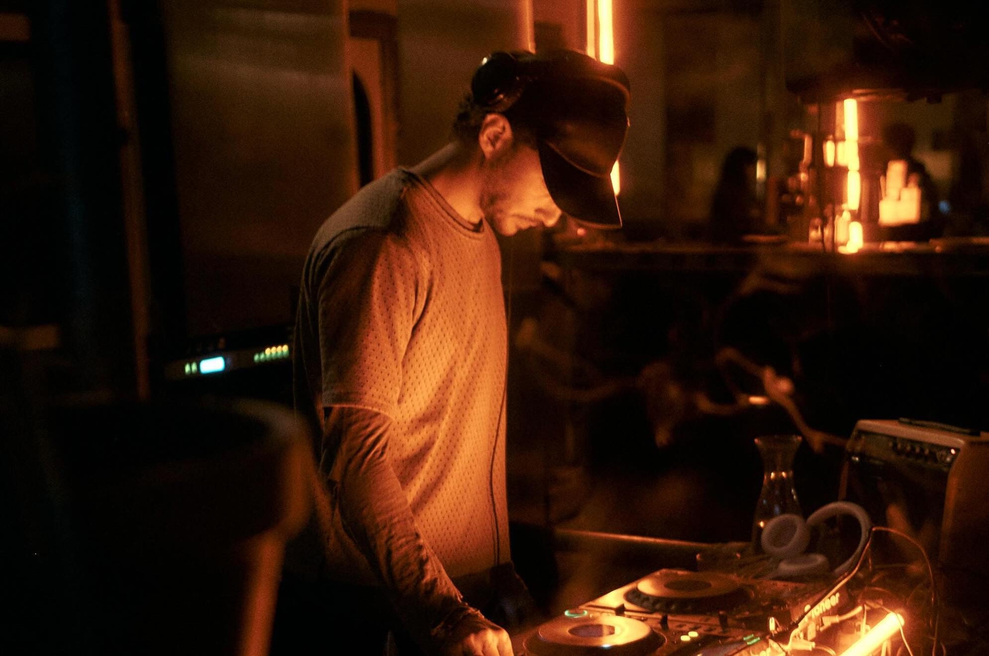 A DJ playing records at Filth